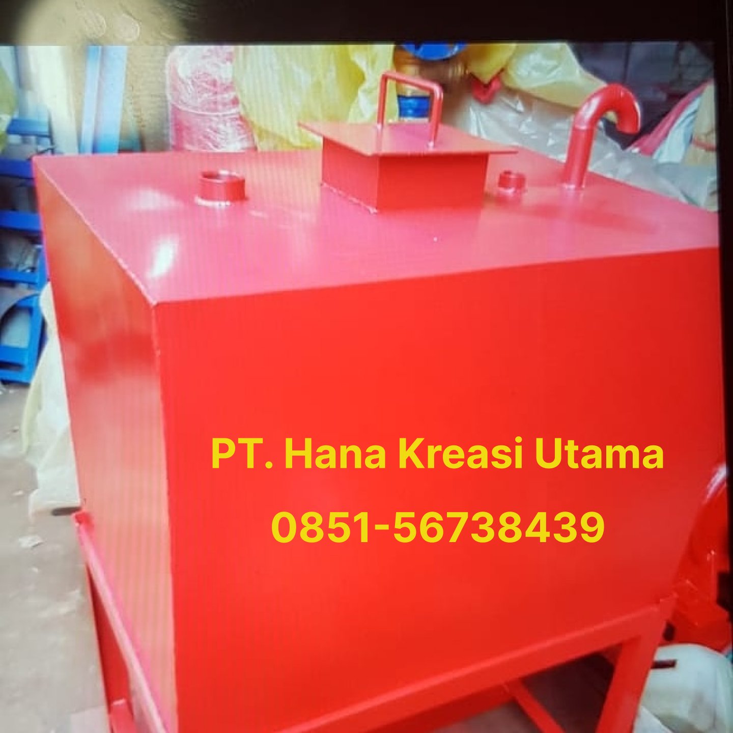 jual Tangki Solar (Storage Tank), Model Kotak, Material Mild Steel SS400